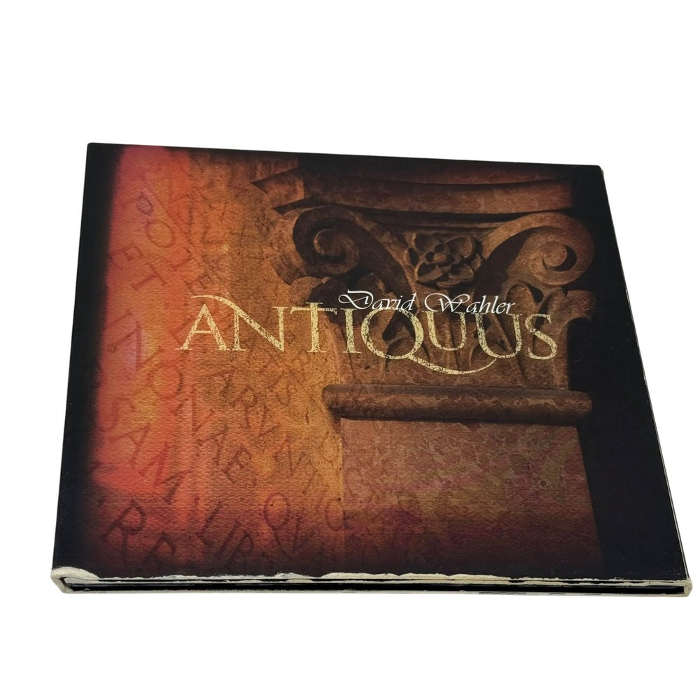 David Wahler Antiquus CD 2009 New Age Meditation Music Signed Digipak Good